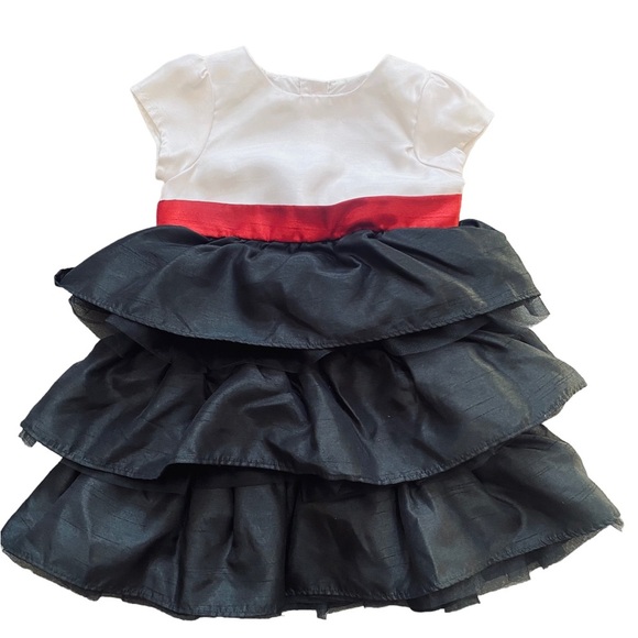 Gymboree Toddler Girl’s Holiday Tiered  Ruffle Dress Size 2T - Picture 1 of 4